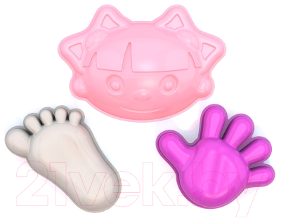 Набор игрушек для песочницы Нордпласт Девочка, ручка, ножка / 171/2 - фото