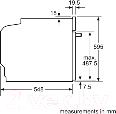 Электрический духовой шкаф Bosch HBG675BS1