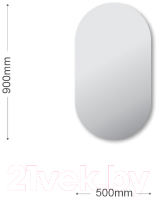 Зеркало Алмаз-Люкс А-045