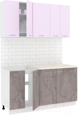 Готовая кухня Кортекс-мебель Корнелия Лира-лайт 1.5м - фото