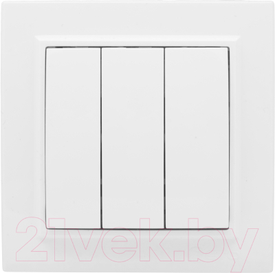 Выключатель EKF Basic Минск СП 3кл 10А / ERV10-024-10 - фото