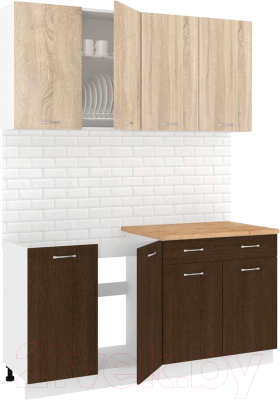Готовая кухня Кортекс-мебель Корнелия Лира-лайт 1.6м - фото