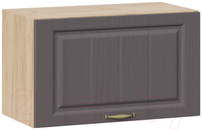 Шкаф под вытяжку ТриЯ Лина 1В6Г (дуб крафт золотой/графит) - фото