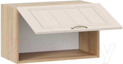 Шкаф под вытяжку ТриЯ Лина 1В6Г (дуб крафт золотой/крем)