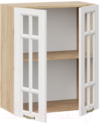 Шкаф навесной для кухни ТриЯ Лина 1В6С (дуб крафт золотой/белый)
