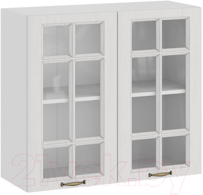 Шкаф навесной для кухни ТриЯ Лина 1В8С (белый) - фото