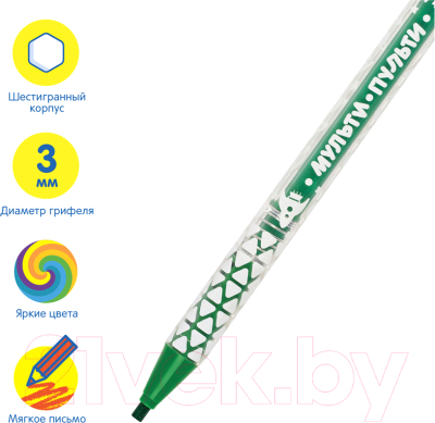 Набор акварельных карандашей Мульти-пульти MCP_39342