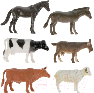 Набор фигурок игровых Играем вместе Домашние Животные / HB9710-6 - фото