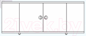 Экран для ванны МетаКам Купе 1.49