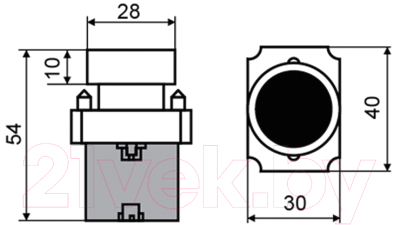 Кнопка для пульта Rexant XB2 / 36-5521