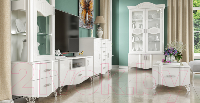 Шкаф с витриной Мебель-Неман София МН-025-21