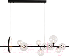 Люстра Kinklight Иона 07608-10A.19 (черный) - фото