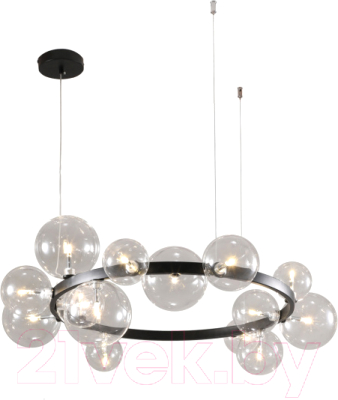 Люстра Kinklight Иона 07608-15A.19 (черный) - фото