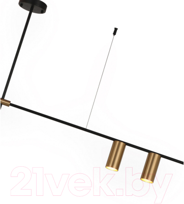 Люстра Kinklight Рия 07621-3.20 (черный/бронза)