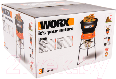 Садовый измельчитель электрический Worx WG430E