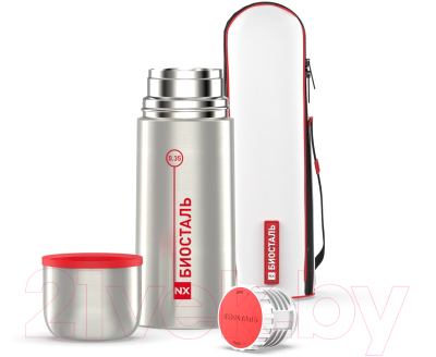Термос для напитков Биосталь NX B-350