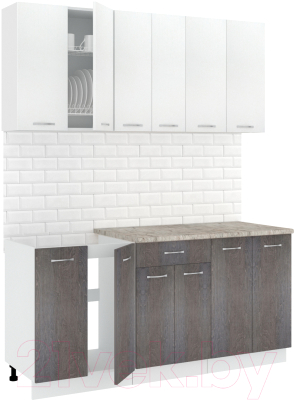 Готовая кухня Кортекс-мебель Корнелия Лира-лайт 1.7м - фото