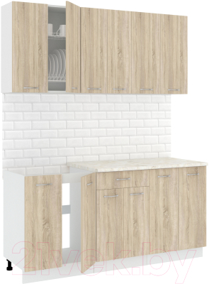Готовая кухня Кортекс-мебель Корнелия Лира-лайт 1.7м - фото