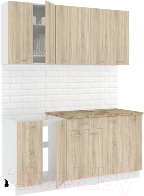 Готовая кухня Кортекс-мебель Корнелия Лира-лайт 1.7м - фото