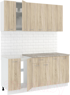 Готовая кухня Кортекс-мебель Корнелия Лира-лайт 1.7м - фото