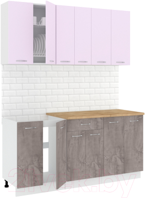 Готовая кухня Кортекс-мебель Корнелия Лира-лайт 1.7м - фото
