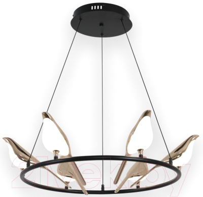 Люстра Kinklight Арси 08446-6A.33 (черный/золото) - фото