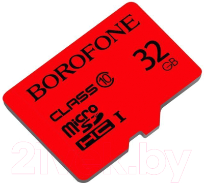 Карта памяти Borofone MicroSDHC Class 10 64GB без адаптера - фото
