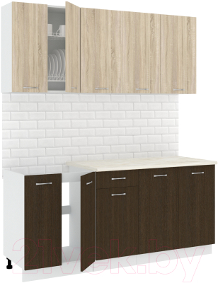 Готовая кухня Кортекс-мебель Корнелия Лира-лайт 1.8м - фото