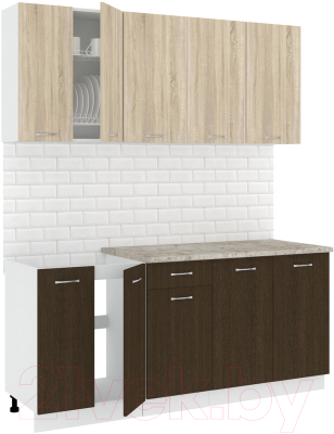Готовая кухня Кортекс-мебель Корнелия Лира-лайт 1.8м - фото
