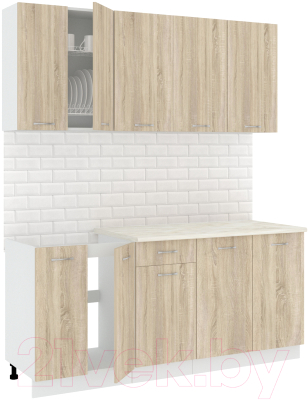 Готовая кухня Кортекс-мебель Корнелия Лира-лайт 1.8м  - фото