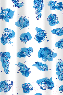 Шторка-занавеска для ванны V-line Посейдон 180x180 - фото