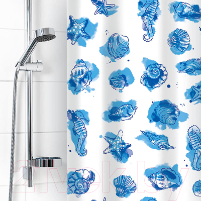 Шторка-занавеска для ванны V-line Посейдон 180x180