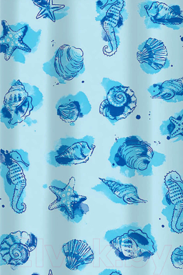 Шторка-занавеска для ванны V-line Посейдон 180x180 - фото