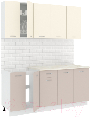Готовая кухня Кортекс-мебель Корнелия Лира-лайт 1.8м - фото