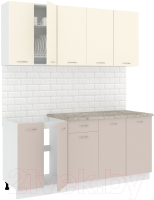 Готовая кухня Кортекс-мебель Корнелия Лира-лайт 1.8м - фото