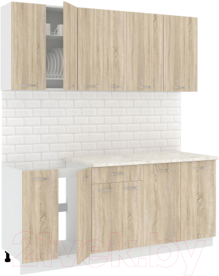 Готовая кухня Кортекс-мебель Корнелия Лира-лайт 1.9м - фото