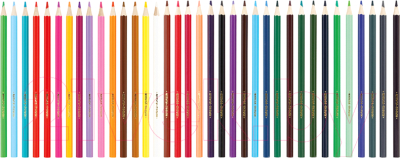 Набор цветных карандашей Мульти-пульти Енот в Индии / CP_10823