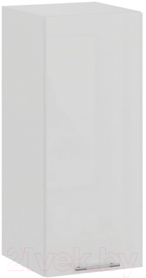 Шкаф навесной для кухни ТриЯ Весна 1В3 (белый/белый глянец) - фото