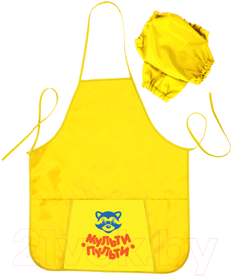 Фартук для творчества Мульти-пульти Приключения Енота / ФТ_13480 - фото