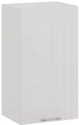 Шкаф навесной для кухни ТриЯ Весна 1В4 (белый/белый глянец) - фото