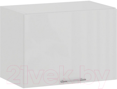 Шкаф под вытяжку ТриЯ Весна 1В5Г (белый/белый глянец) - фото