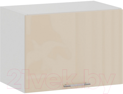 Шкаф под вытяжку ТриЯ Весна 1В5Г (белый/ваниль глянец) - фото