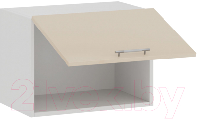Шкаф под вытяжку ТриЯ Весна 1В5Г (белый/ваниль глянец)