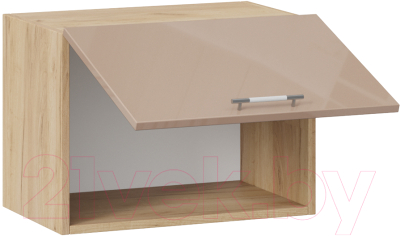 Шкаф под вытяжку ТриЯ Весна 1В5Г (дуб крафт золотой/кофе с молоком)