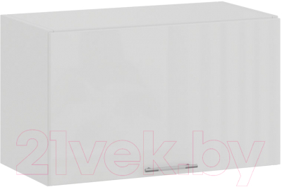 Шкаф под вытяжку ТриЯ Весна 1В6Г (белый/белый глянец) - фото