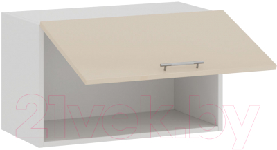 Шкаф под вытяжку ТриЯ Весна 1В6Г (белый/ваниль глянец)