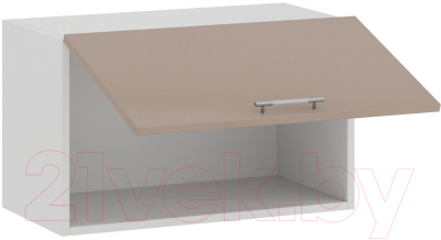 Шкаф под вытяжку ТриЯ Весна 1В6Г (белый/кофе с молоком)