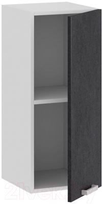 Шкаф навесной для кухни ТриЯ Гранита 1В3 (белый/бетон графит)
