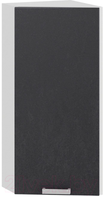 Шкаф навесной для кухни ТриЯ Гранита 1В3Т (белый/бетон графит) - фото