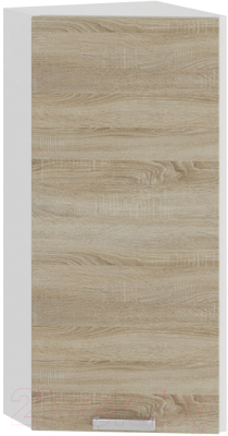 Шкаф навесной для кухни ТриЯ Гранита 1В3Т (белый/дуб сонома) - фото